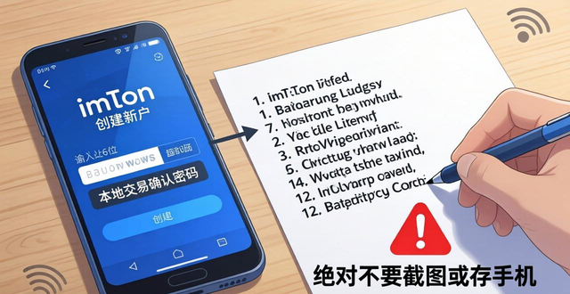 imToken钱包安卓版创建新账户教程，一步步教你安全备份助记词